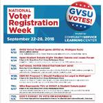 Voter Registration Week at GVSU